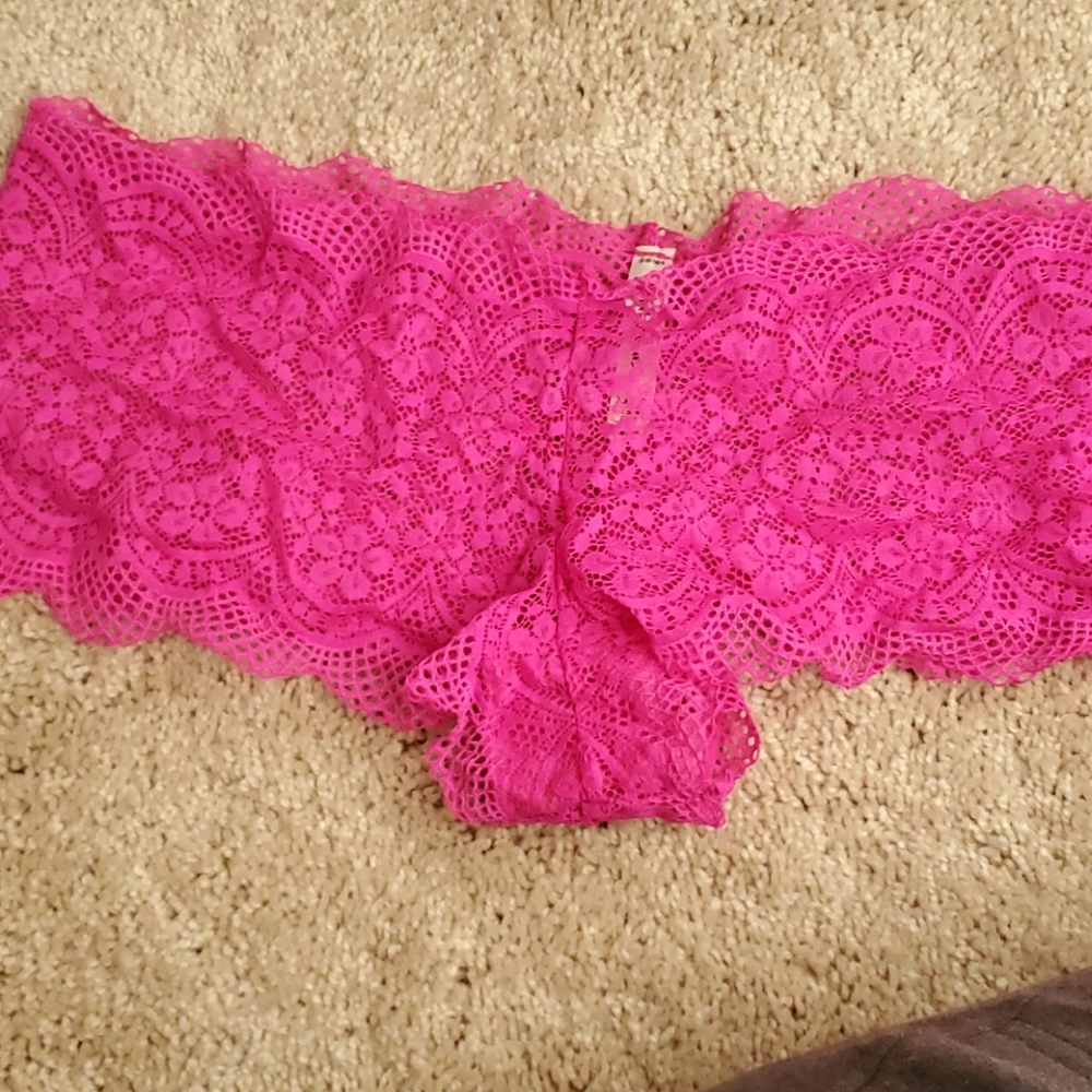 Hot pink underwear